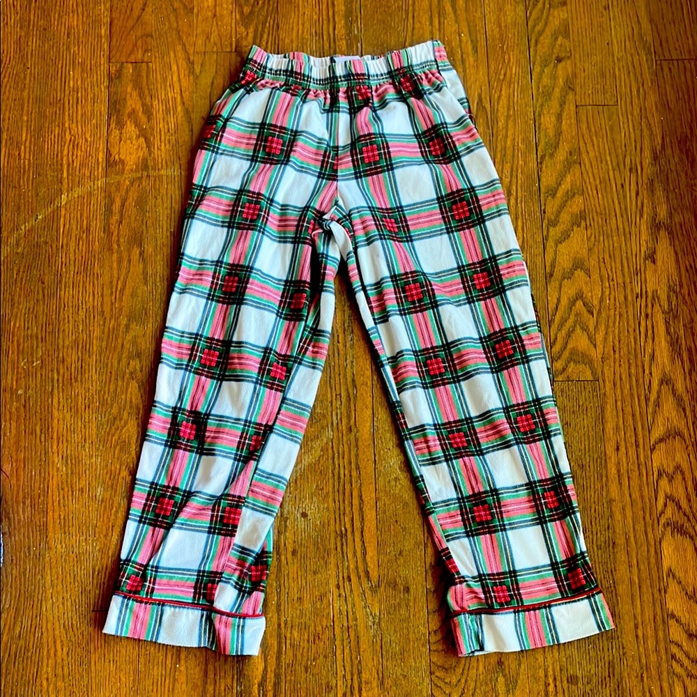 Wondershop Red and Green Pajama Bottoms with Elastic Waistband